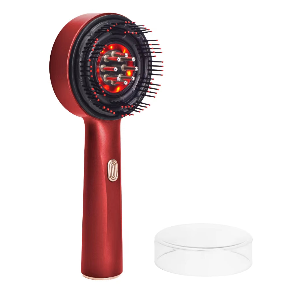 Portable Cordless Electric Scalp Massaging Brush Shiatsu Hair Scalp Massager with IPX7 Waterproof Hair Oil Applicator for Scalp