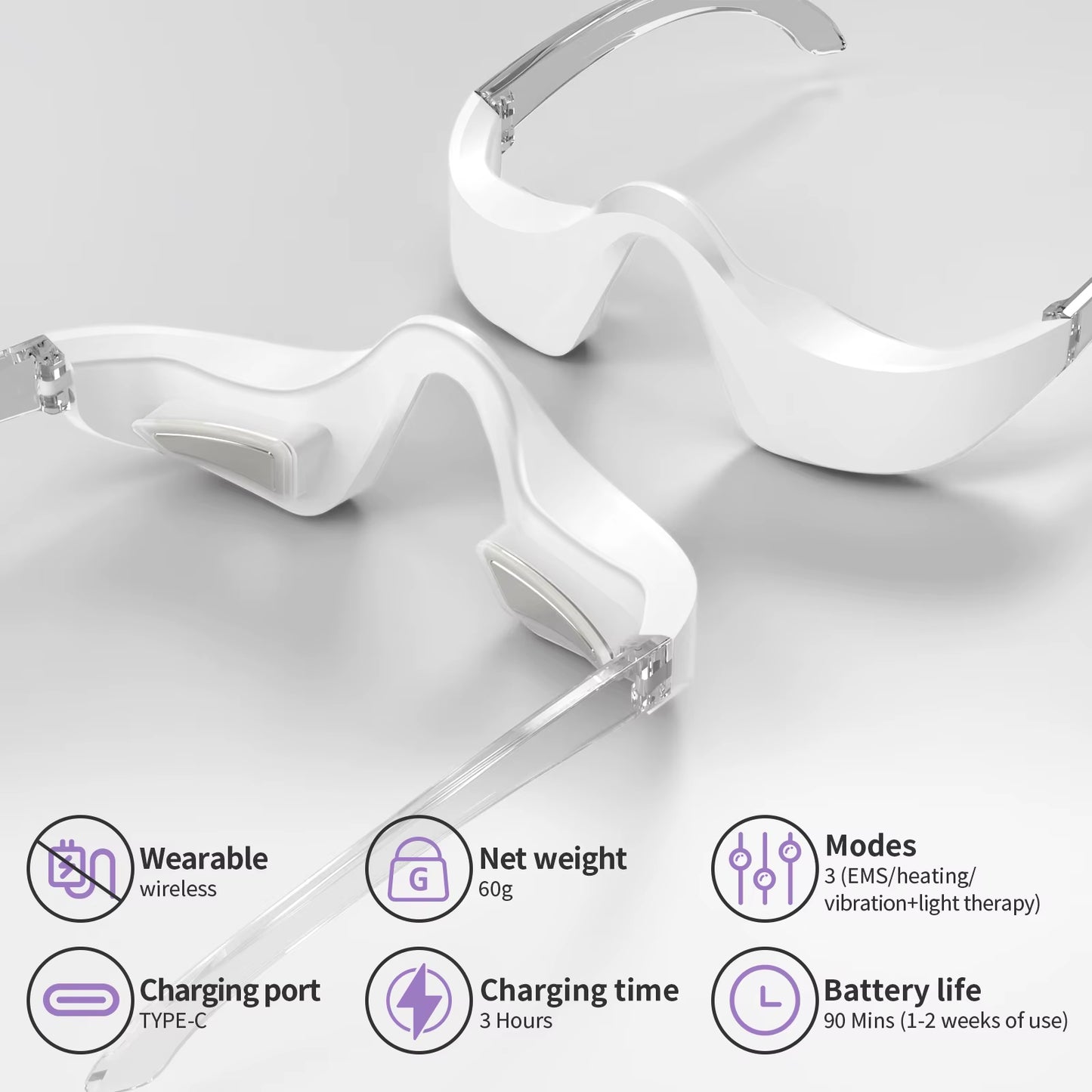 Handheld 3D Eye Device Wireless Eye Care Massager